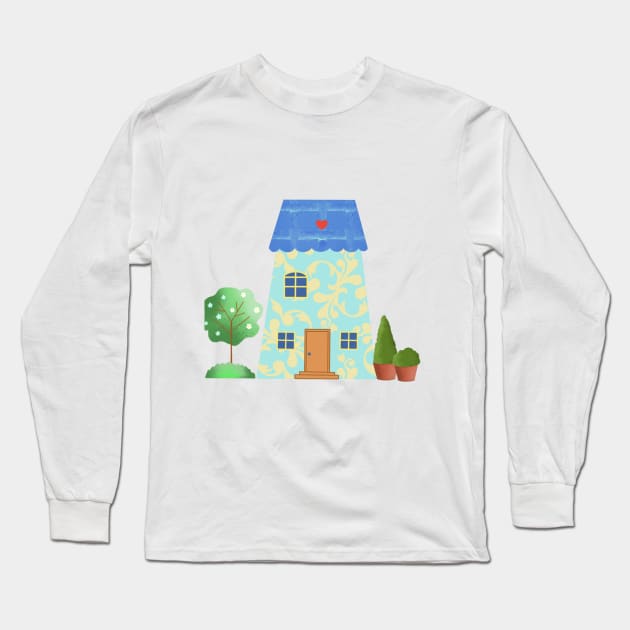 House Long Sleeve T-Shirt by EL_ART